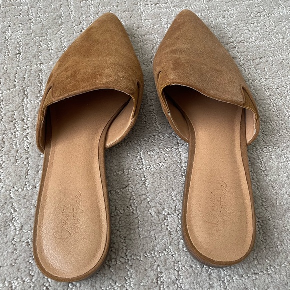 Crown Vintage Brown Suede Mules - Picture 4 of 6